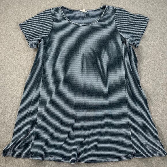 Jane and Delancey Dresses & Skirts - Jane & Delancey Swing Tee Shirt Dress Women's 1X Blue Stripe Short Sleeve Casual